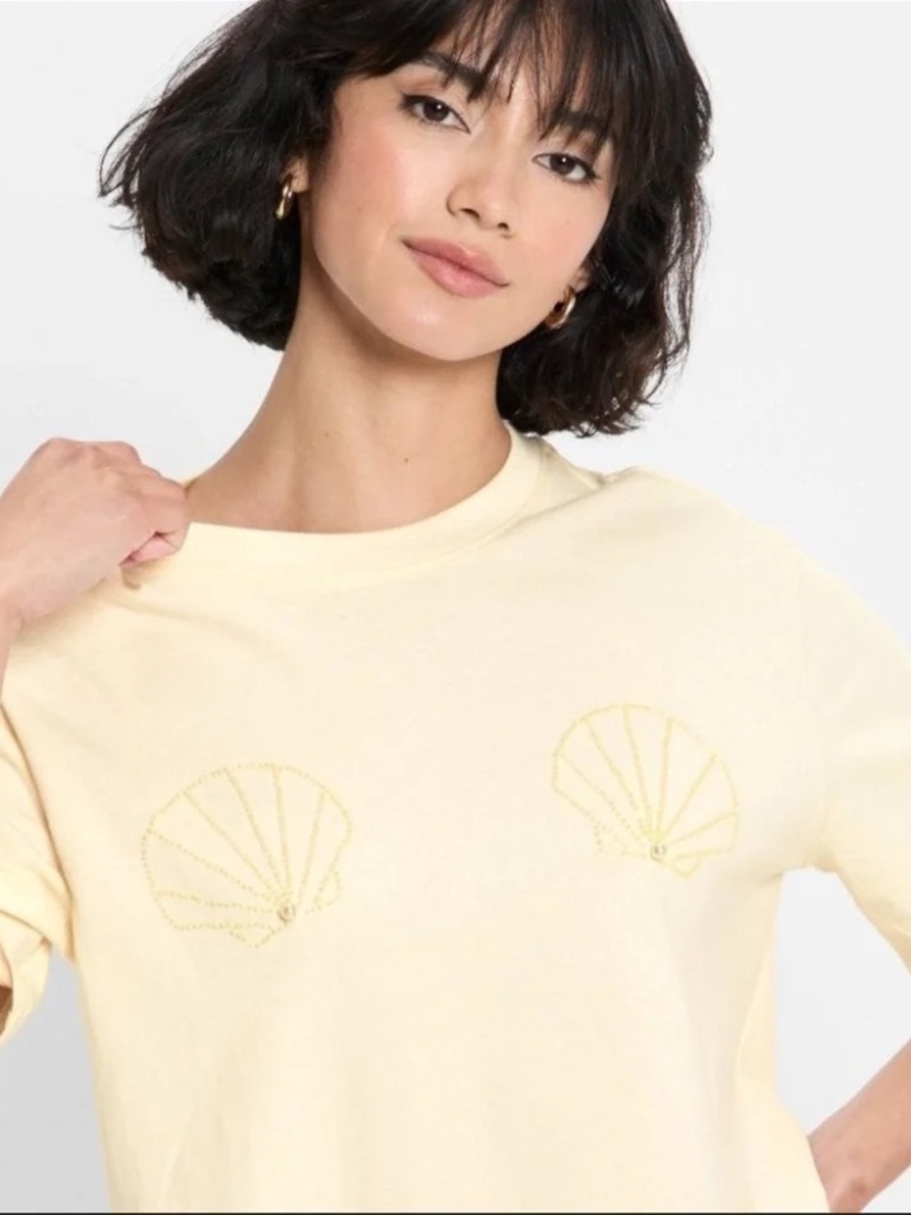 Future Collective Seashell Crop Tee